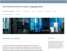 Tablet Screenshot of firstchurchofchristinlynn.com